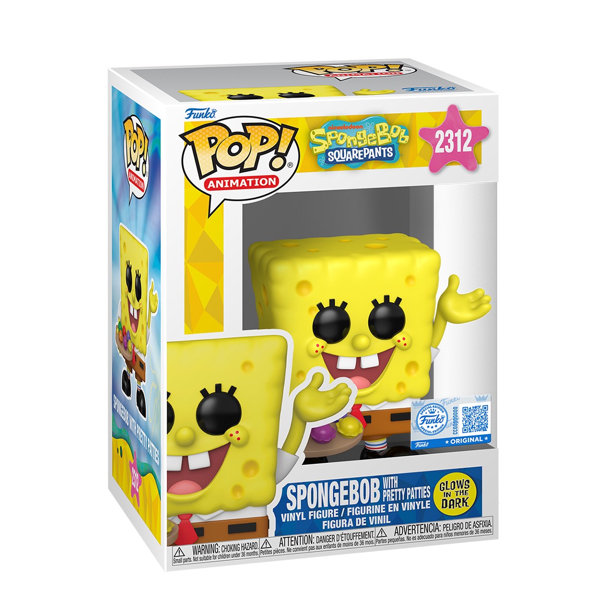 Ігрова фігурка Колекційна Funko POP SpongeBob SquarePants Губка Боб Кольоровий — превʼю 5