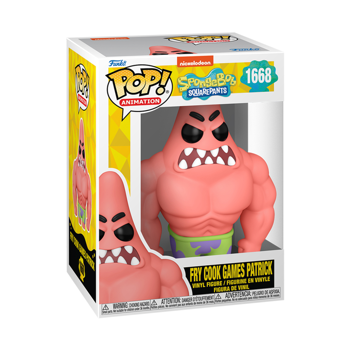Ігрова вінілова фігурка Funko POP Спортивний Патрік SpongeBob SquarePants — превʼю 3