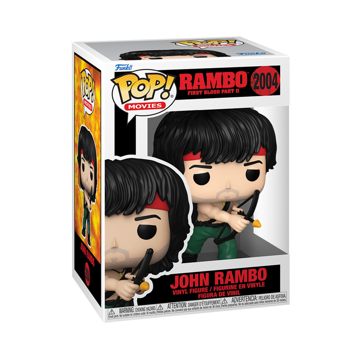 Колекційна ігрова фігурка Funko POP Rambo - John Rambo з луком Багатоколірний — превʼю 4