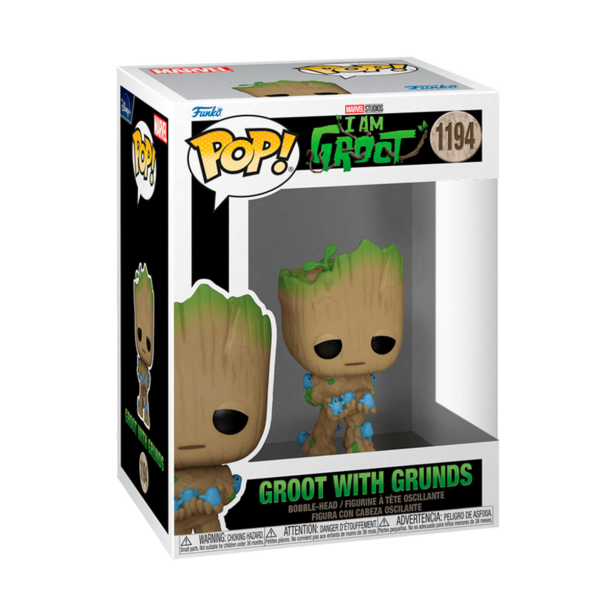 Фігурка Ґрут (Groot) з Ґрундсами — Funko Pop — Я є Ґрут — превʼю 8
