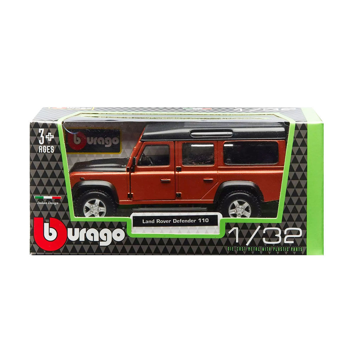 Автомодель Land Rover Defender 110 Bburago 1:32 металева — превʼю 20