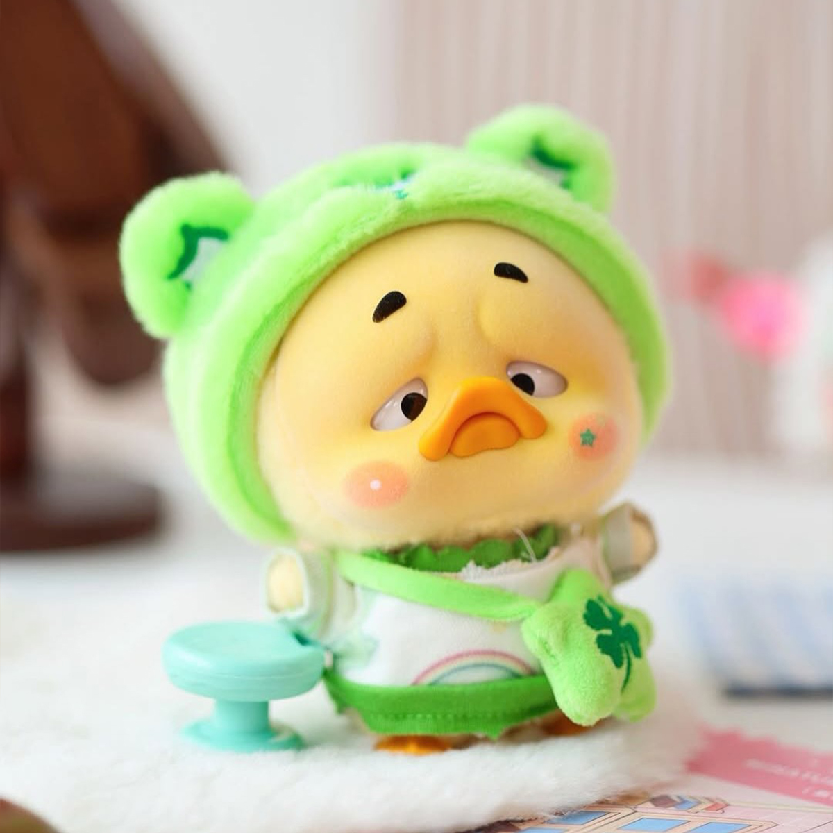 М'яка іграшка Pop Top Upset Duck x Care Bears — Будь веселкою (Be Rainbow) — превʼю 14