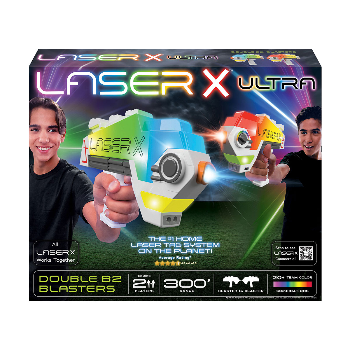 Ігровий набір для лазерних боїв Laser X Ultra для двох гравців 91 метр — превʼю 9