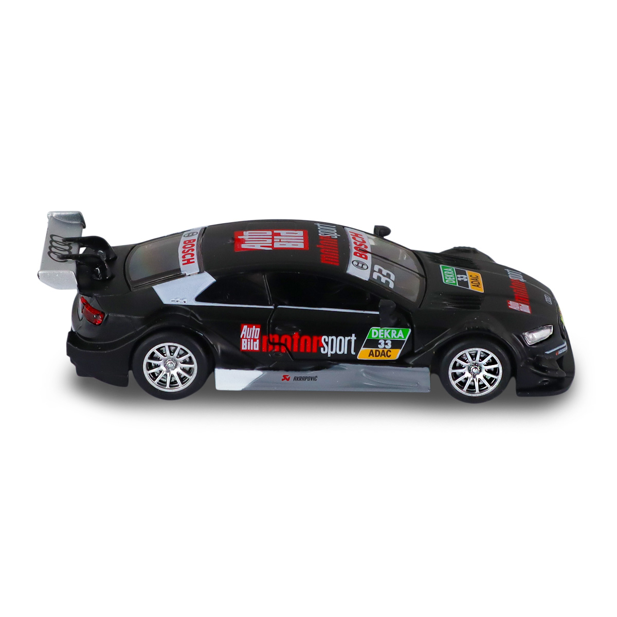 Автомодель TechnoDrive Audi RS 5 DTM 1:43 металева Чорна — превʼю 25