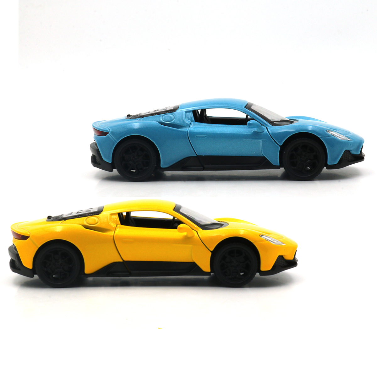 Автомодель Techno Drive Maserati MC20 металева 1:41 синя — превʼю 11