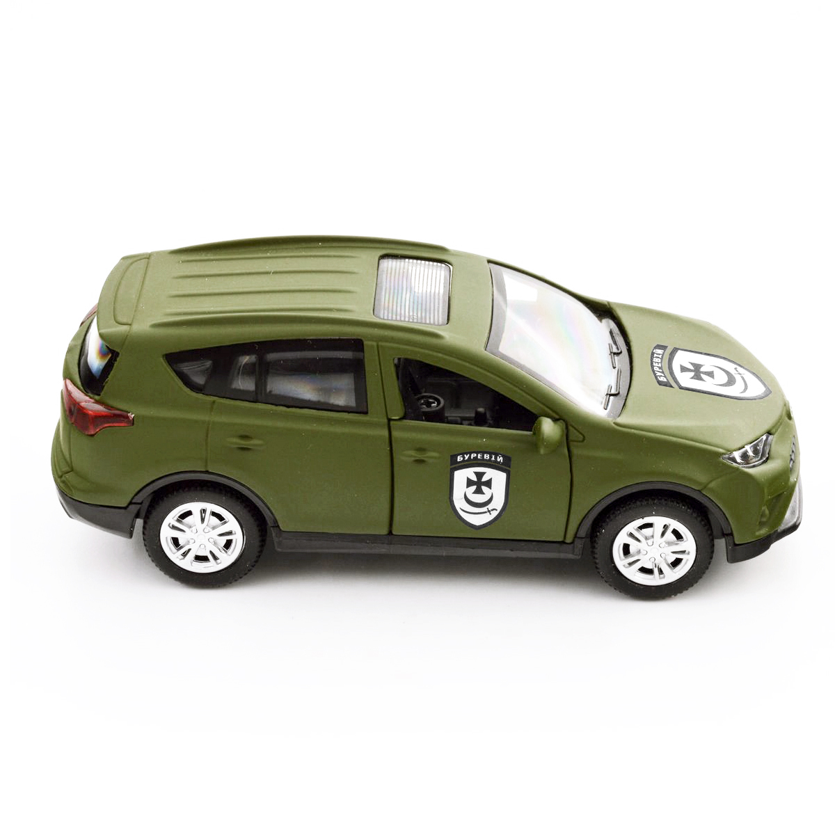 Автомодель Toyota RAV4 Буревій TechnoDrive 1:40 Шеврони Героїв металева — превʼю 29
