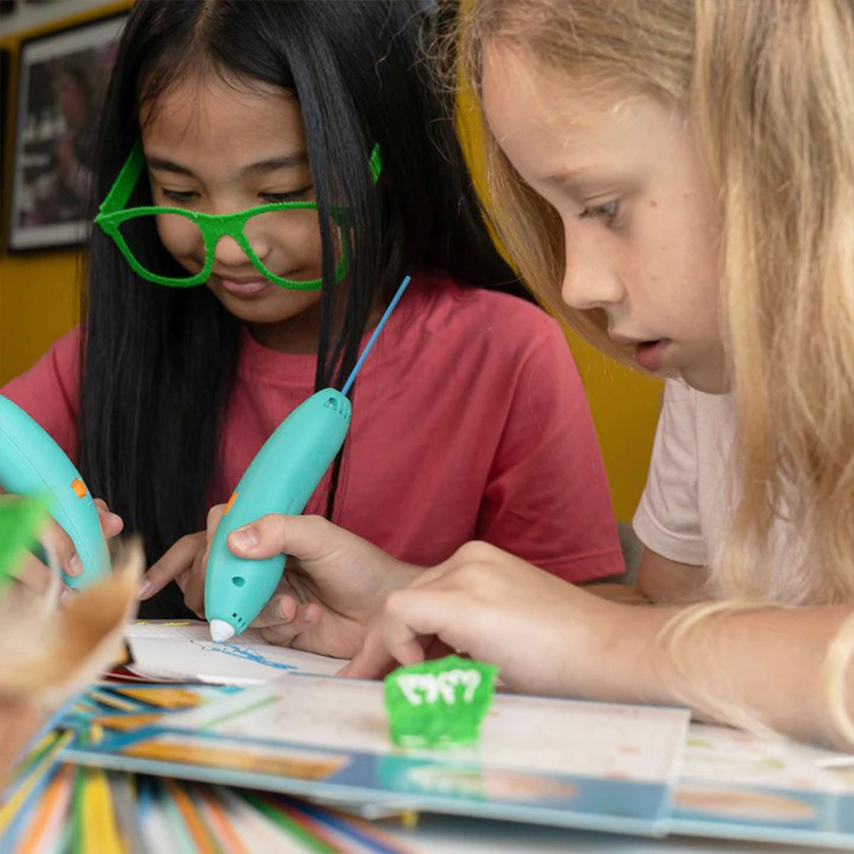 3D-ручка Battat Lite 3Doodler Start Plus дитяча для творчості 72 стрижні — превʼю 3