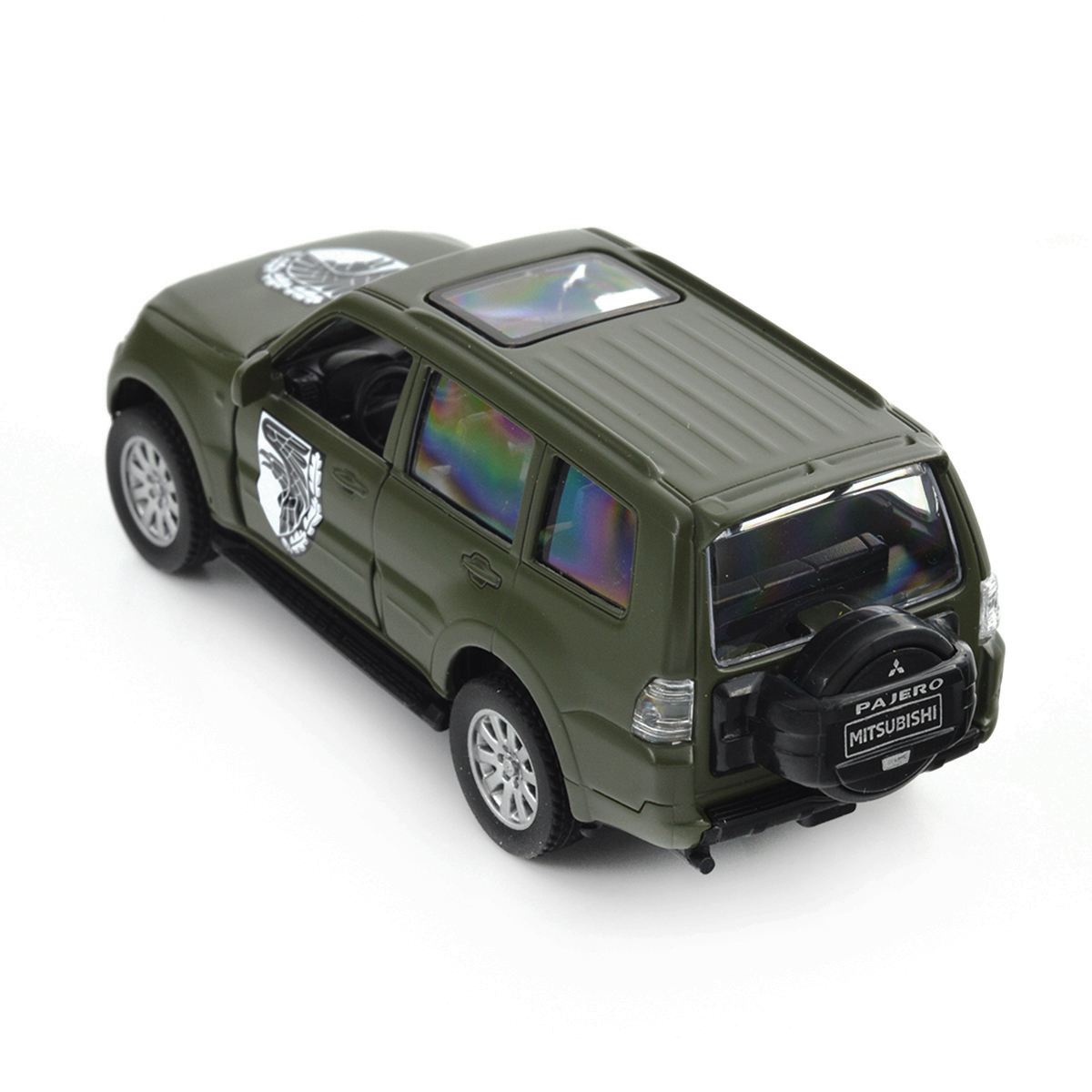 Колекційна автомодель TechnoDrive Mitsubishi Pajero 93 ОМБр Шеврони Героїв 1:42 — превʼю 26