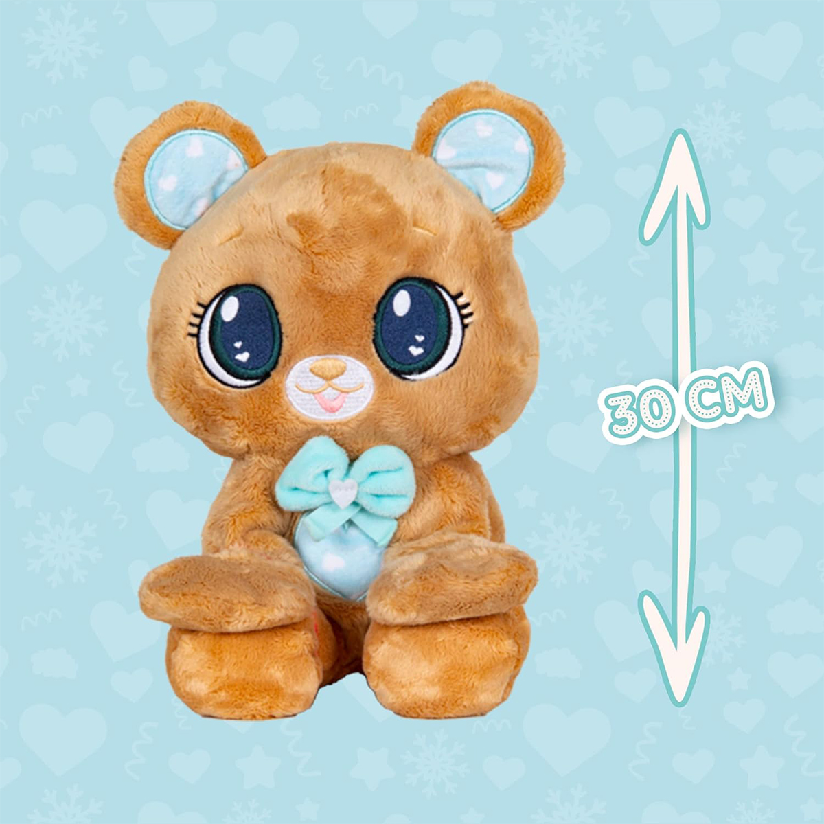 М'яка іграшка Peekapets — Ведмедик (Bear) — Коричневий — превʼю 14
