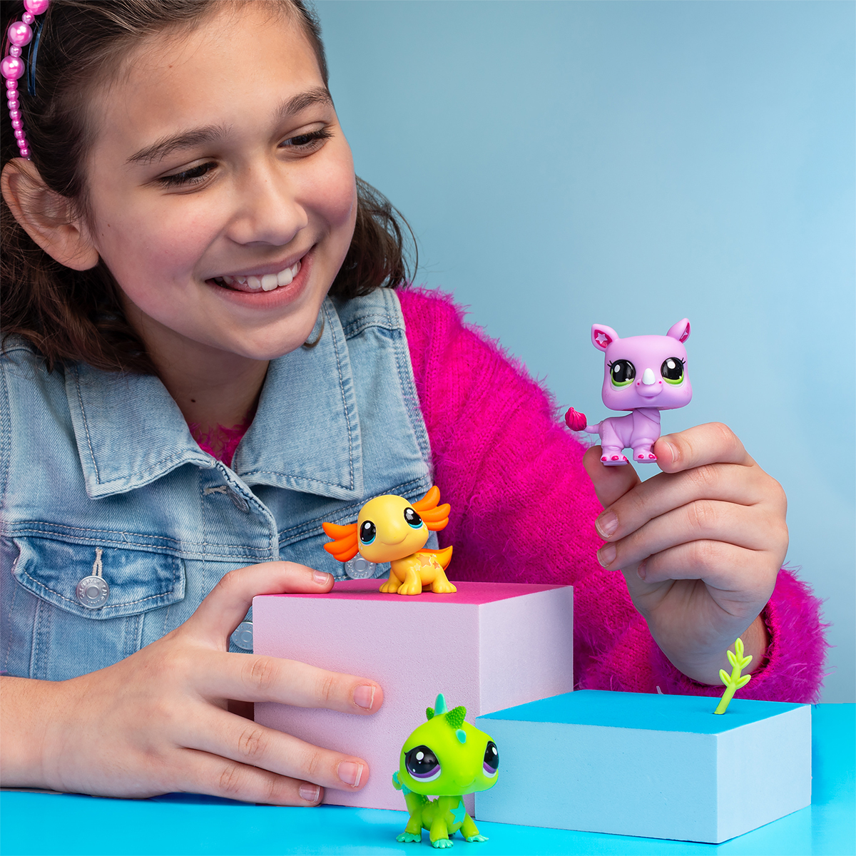 Ігровий набір дитячий Littlest Pet Shop Настрій дикої природи Hasbro 3 фігурки — превʼю 8