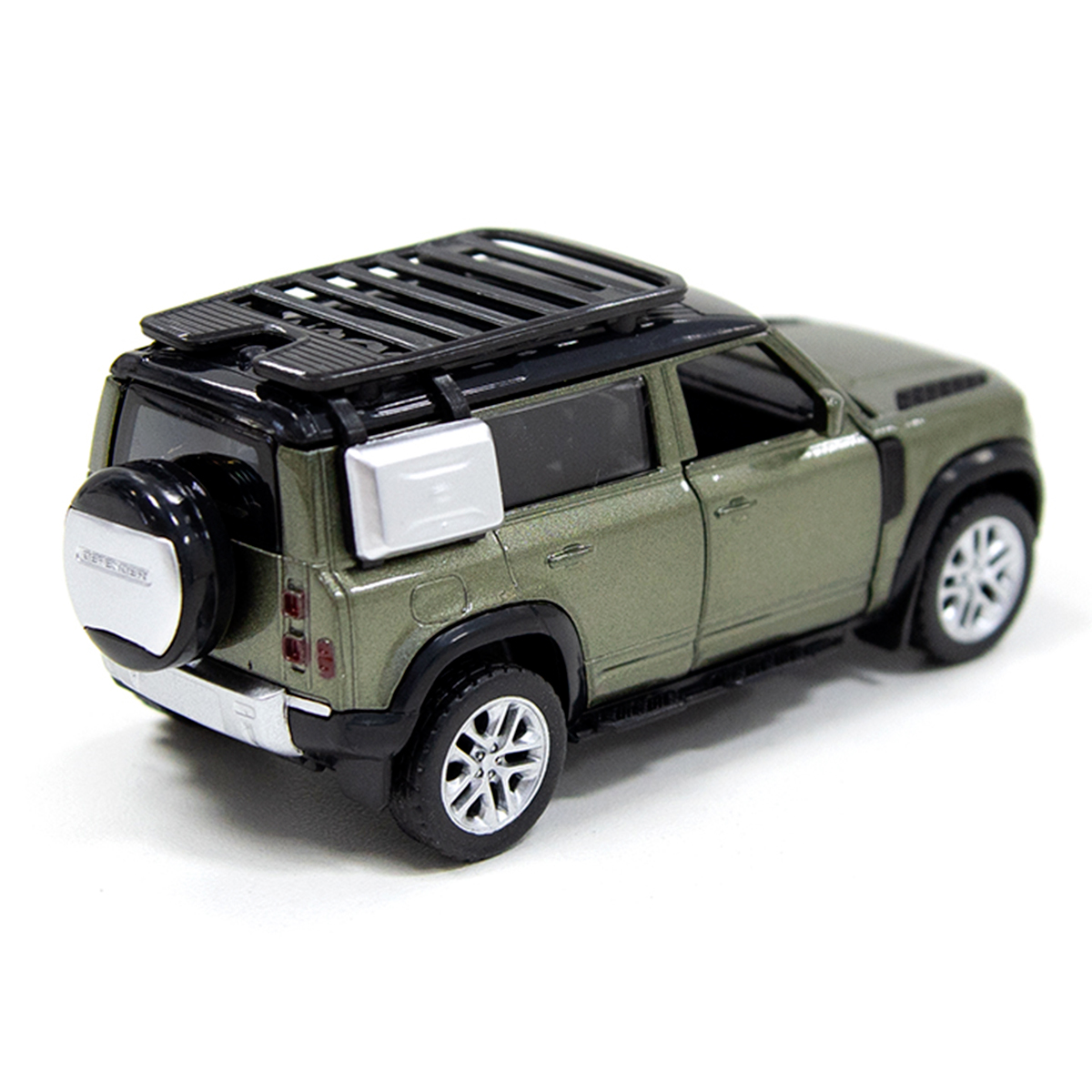 Автомодель Land Rover Defender 110 Techno Drive металева Зелена — превʼю 20