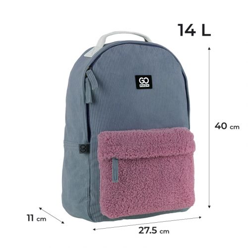 Рюкзак міський GoPack Education Teens 147 для підлітків з відділенням для ноутбука 1 відділення Темно-сірий — превʼю 7