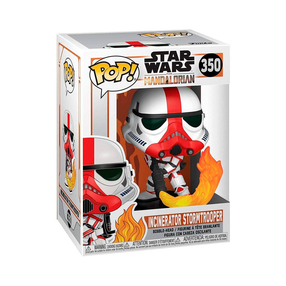 Ігрова фігурка Колекційна Funko POP Star Wars The Mandalorian - Incinerator Stormtrooper — превʼю 10
