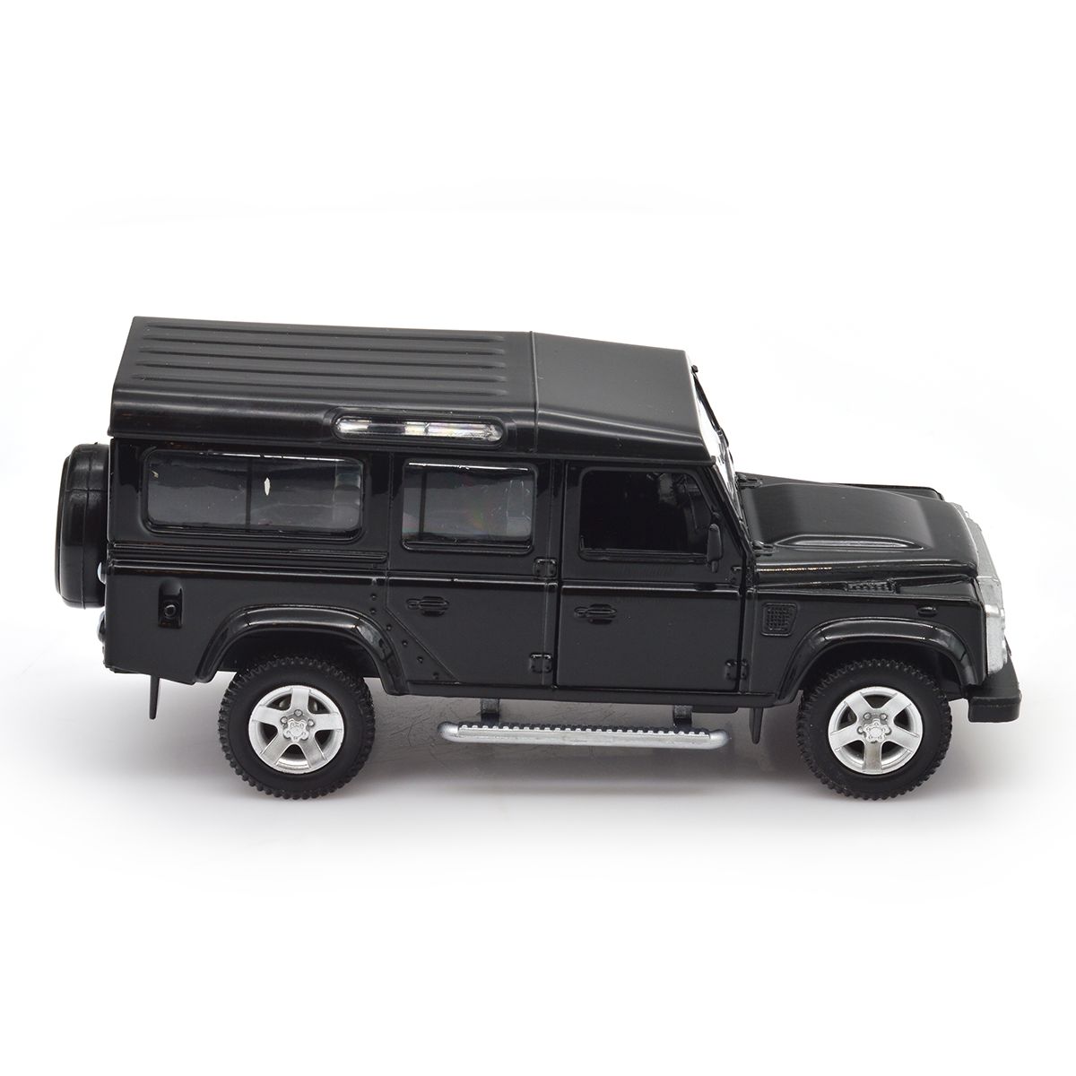 Автомодель Techno Drive Land Rover Defender 110 металева 1:32 Чорна — превʼю 18