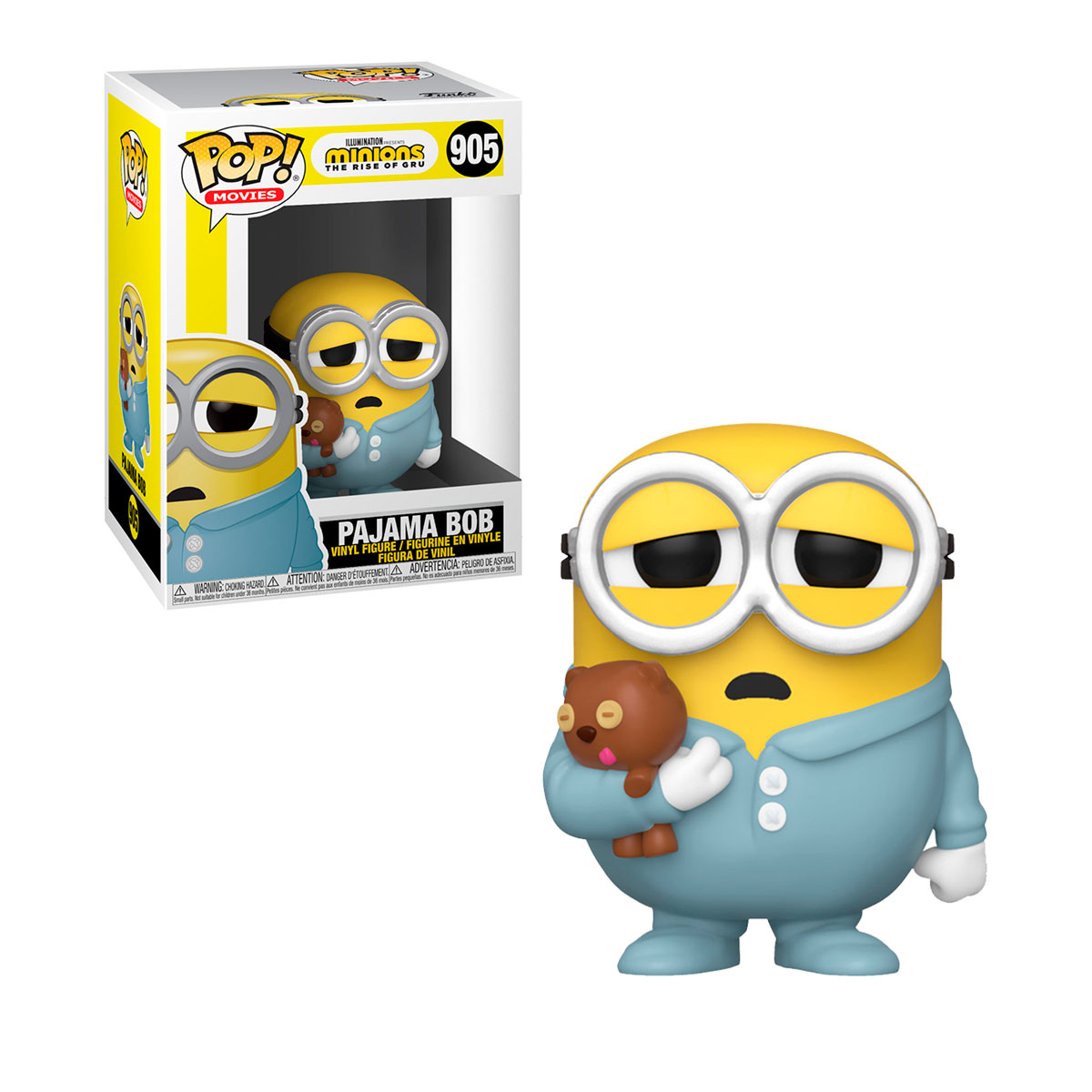 Колекційна ігрова фігурка Minions Bob - Funko POP у піжамі Мультяшний — превʼю 4