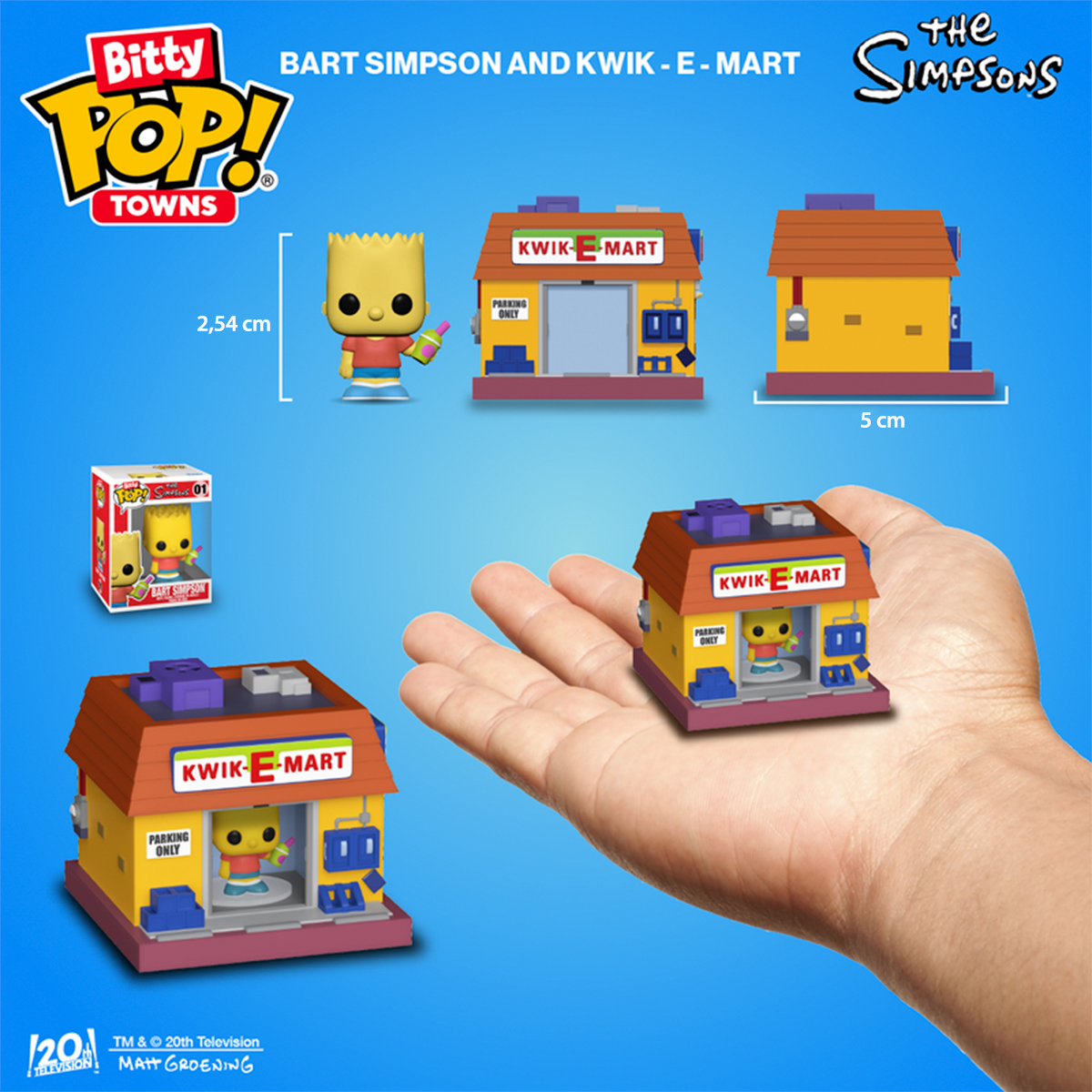 Фігурка Funko Bitty Pop Town — Барт Сімпсон і Квікі-Март (Bart Simpson and Kwik-E-Mart) — 1.9 см — превʼю 10
