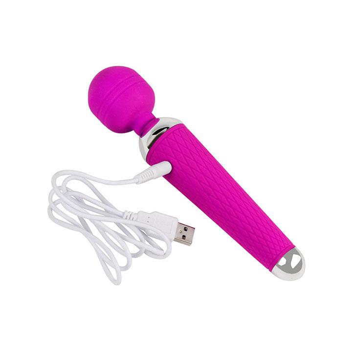 Вібратор "Чарівна паличка" USB  - Фіолетовий - Вібратори