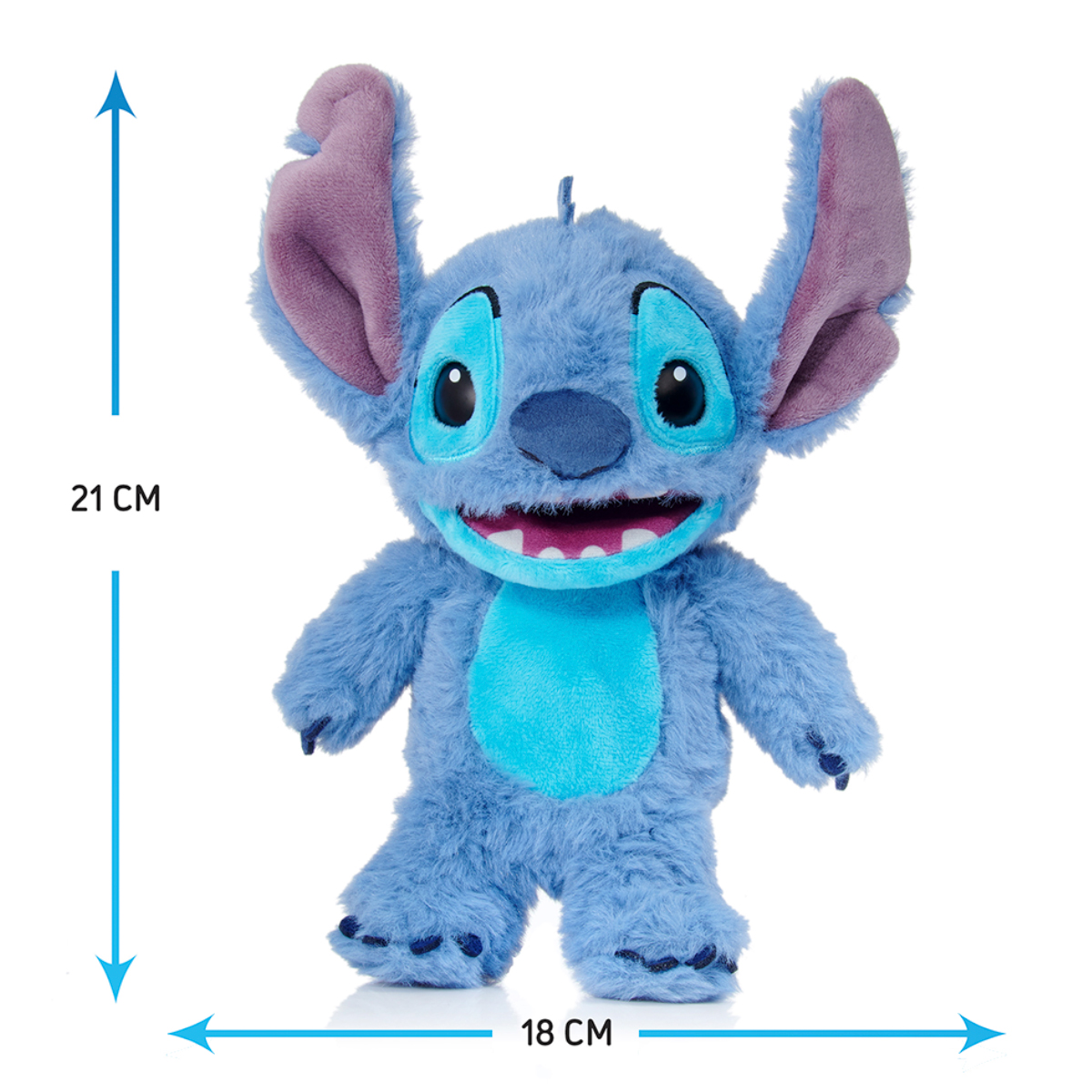 М'яка іграшка Puppetronic by Real FX Palm – Стіч (Stitch) – Disney — превʼю 7