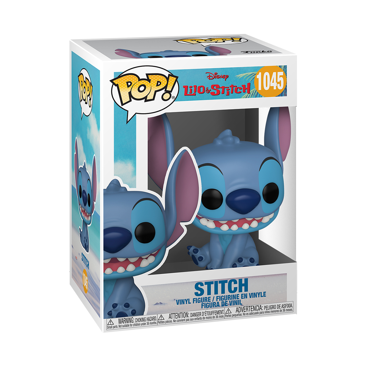 Колекційна ігрова фігурка Stitch - Lilo and Stitch Funko POP мультфільм Синій — превʼю 3