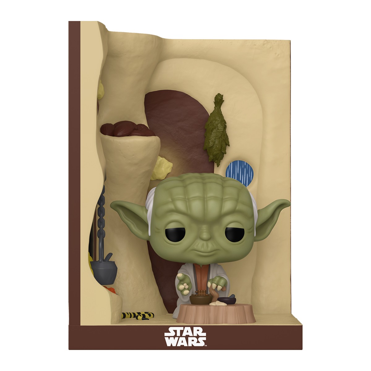 Ігрова фігурка Колекційна Funko POP Star Wars - Хатинка Йоди Yoda Hut — превʼю 4