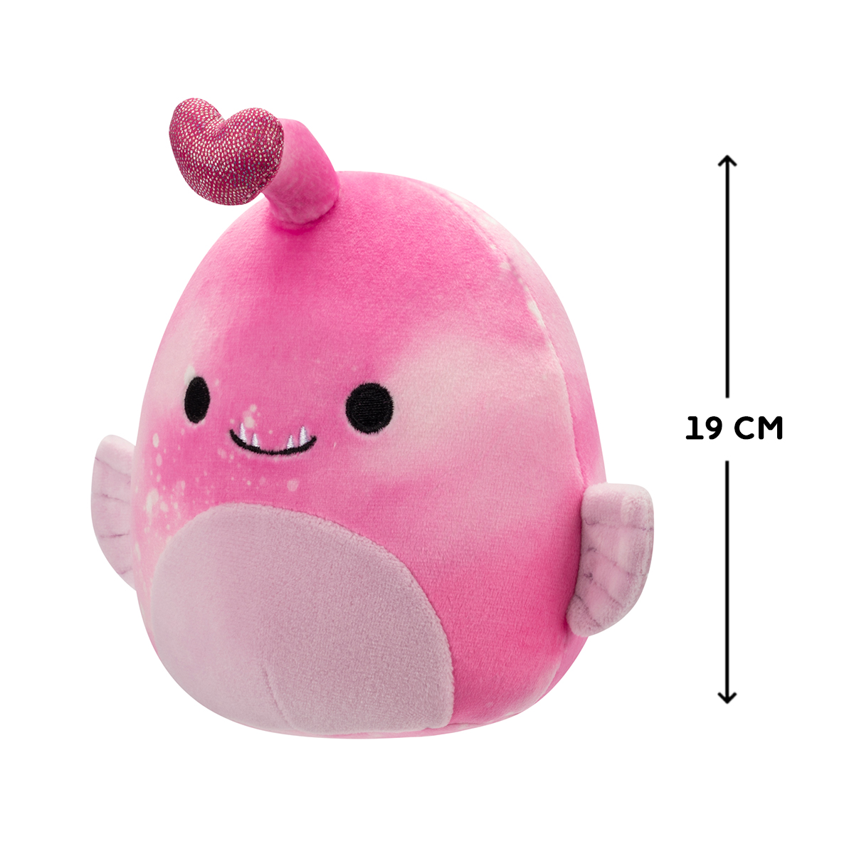 М'яка іграшка Squishmallows — Риба-вудильник Сі (Si the Anglerfish) — 19 см — превʼю 6