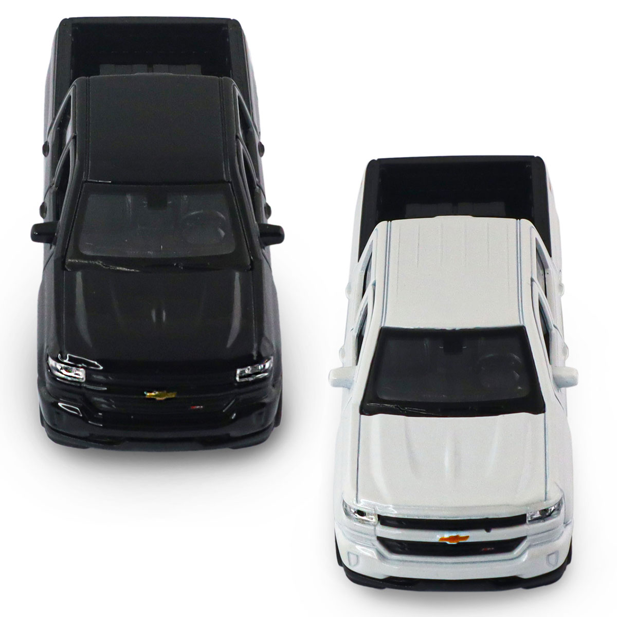 Автомодель Chevrolet Silverado 2017 Techno Drive 1:43 металева з pull-back механізмом Біла — превʼю 31