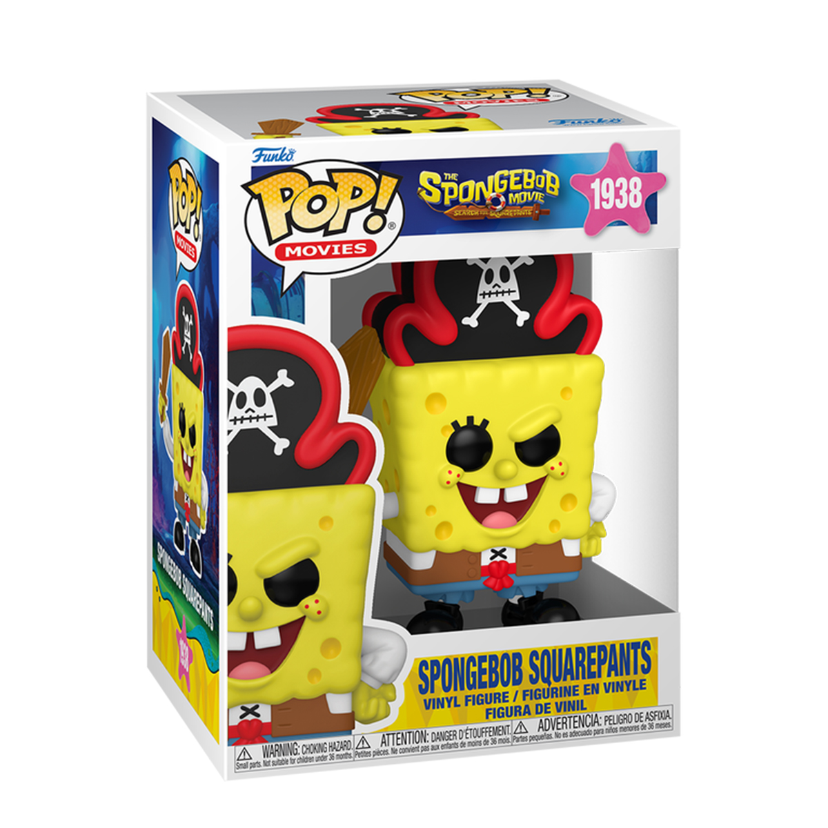Колекційна фігурка Funko Губка Боб Квадратні Штани - Pirate SpongeBob — превʼю 3