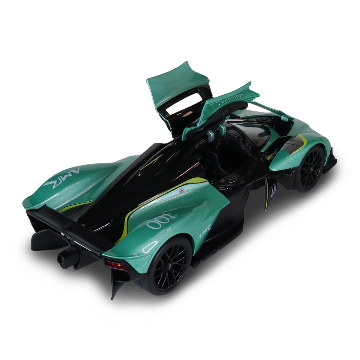 Автомодель Aston Martin Valkyrie Techno Drive 1:18 металева Зелена — превʼю 18