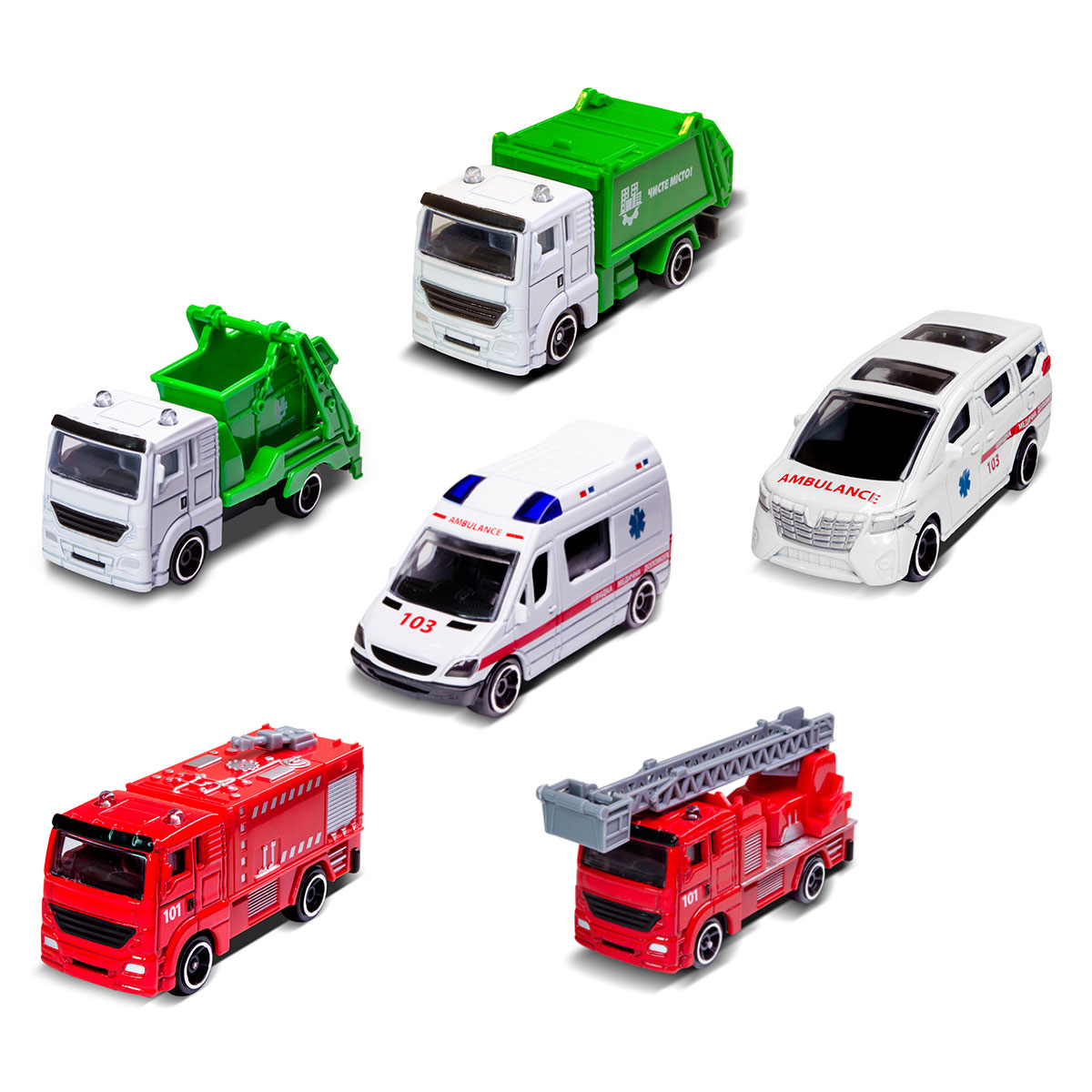 Машинка ігрова TechnoDrive Міська служба 1:64 — превʼю 29