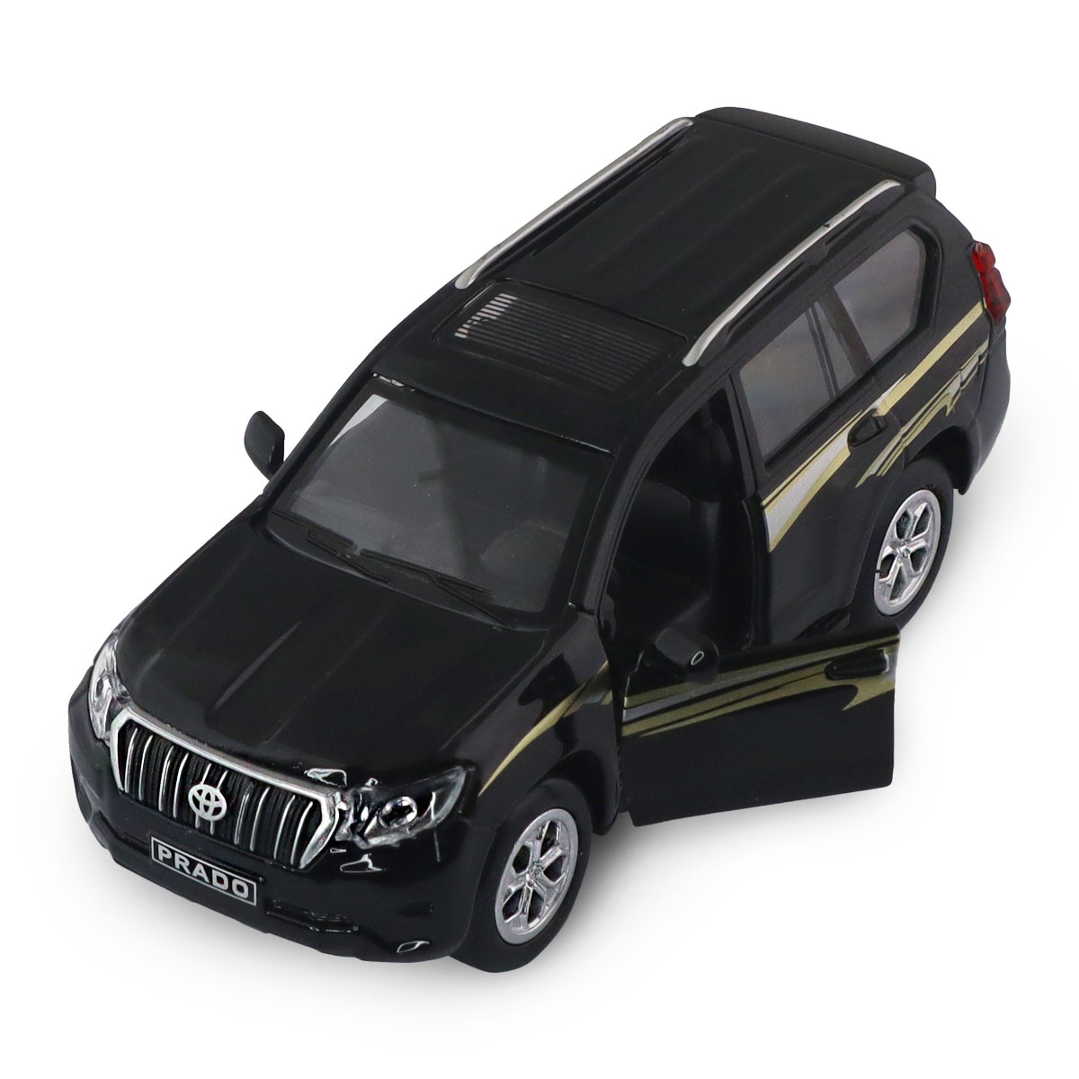 Автомодель Toyota Prado Techno Drive 1:40 металева Чорна — превʼю 30