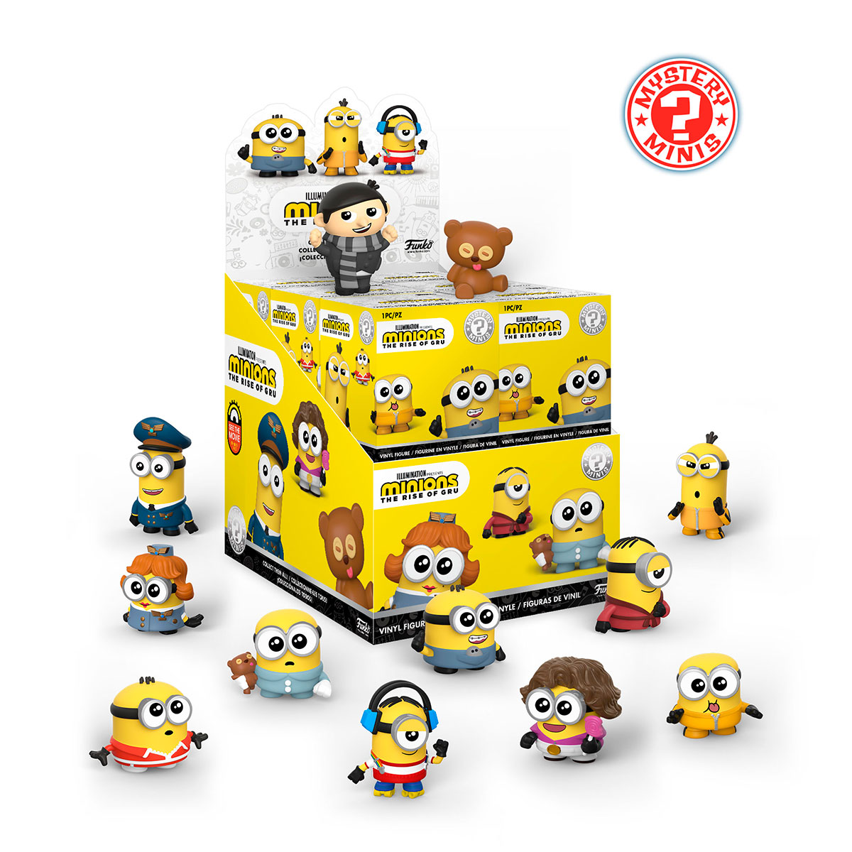 Колекційна ігрова фігурка Minions 2 Посіпаки - Funko Mystery Minis Різнокольорова — превʼю 6