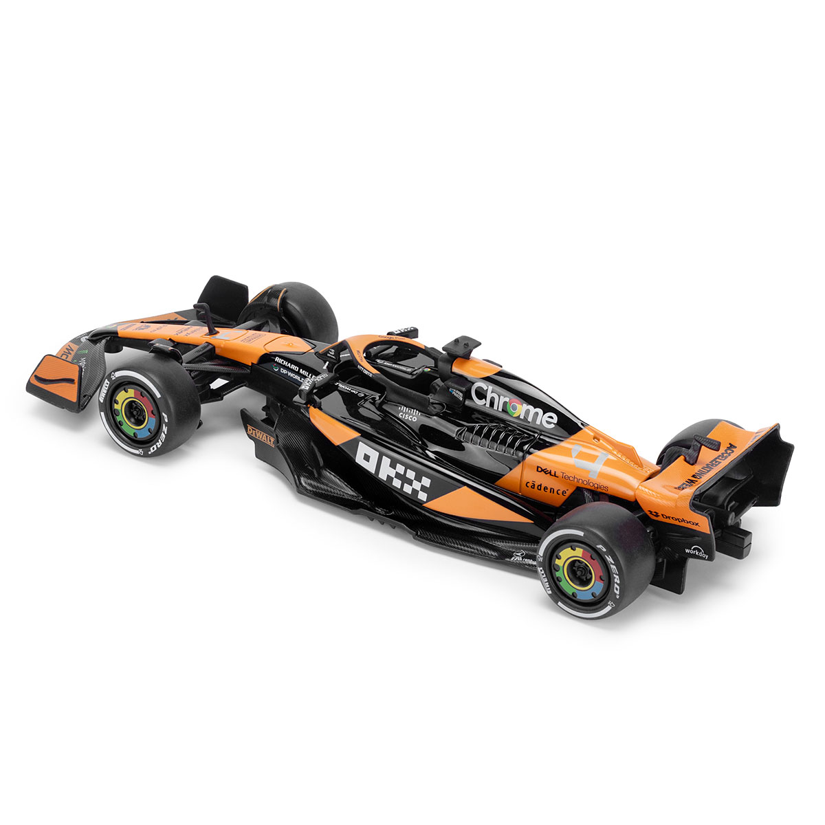 Колекційна автомодель McLaren F1 2024 Techno Drive 1:18 металева Помаранчева — превʼю 26