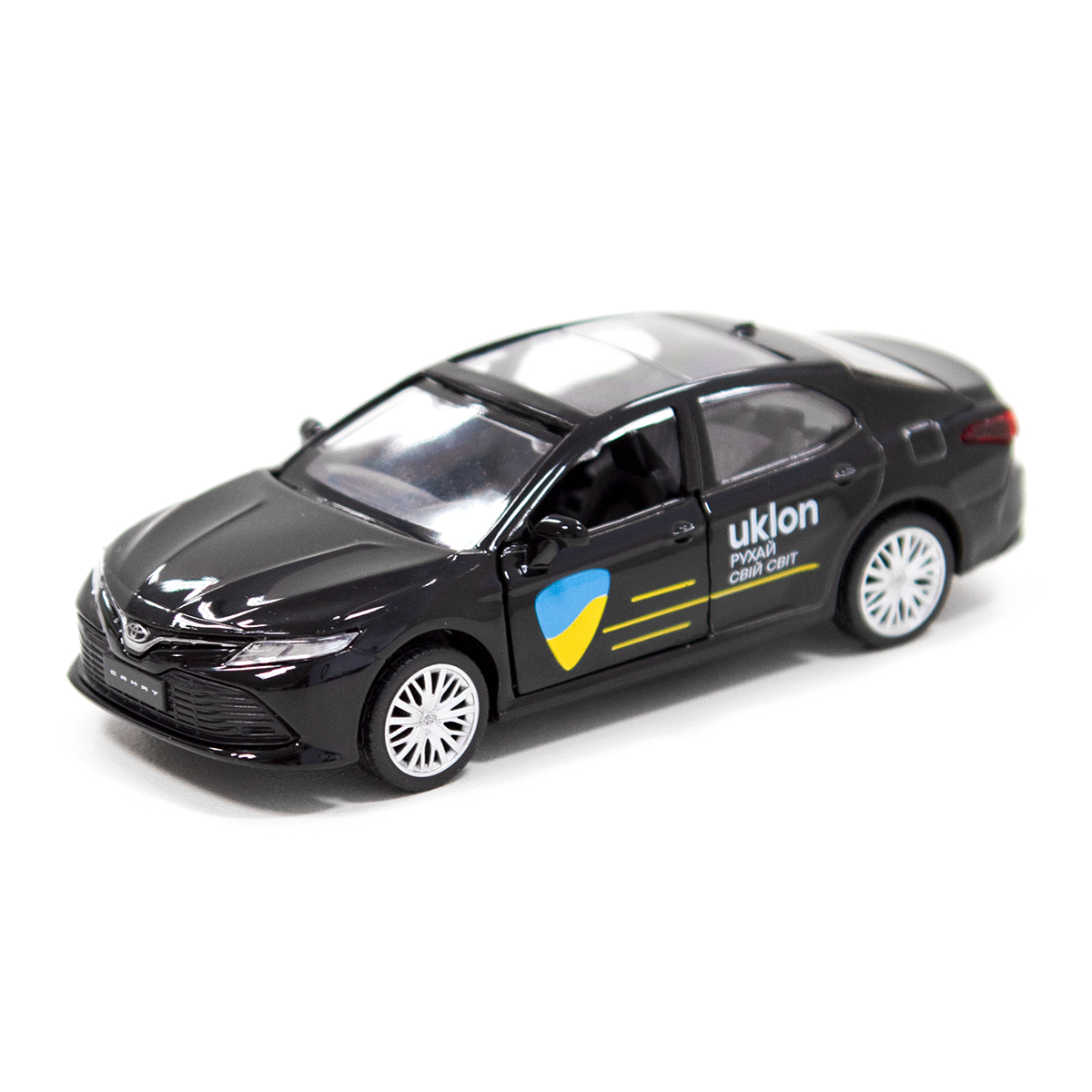 Автомодель Techno Drive Toyota Camry Uklon металева Чорна — превʼю 12