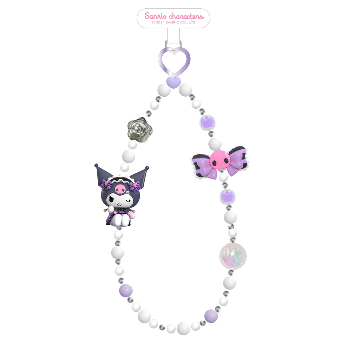 Ланцюжок для телефону Pop Top Hello Kitty та друзі Рожевий-Білий 18 см — превʼю 15