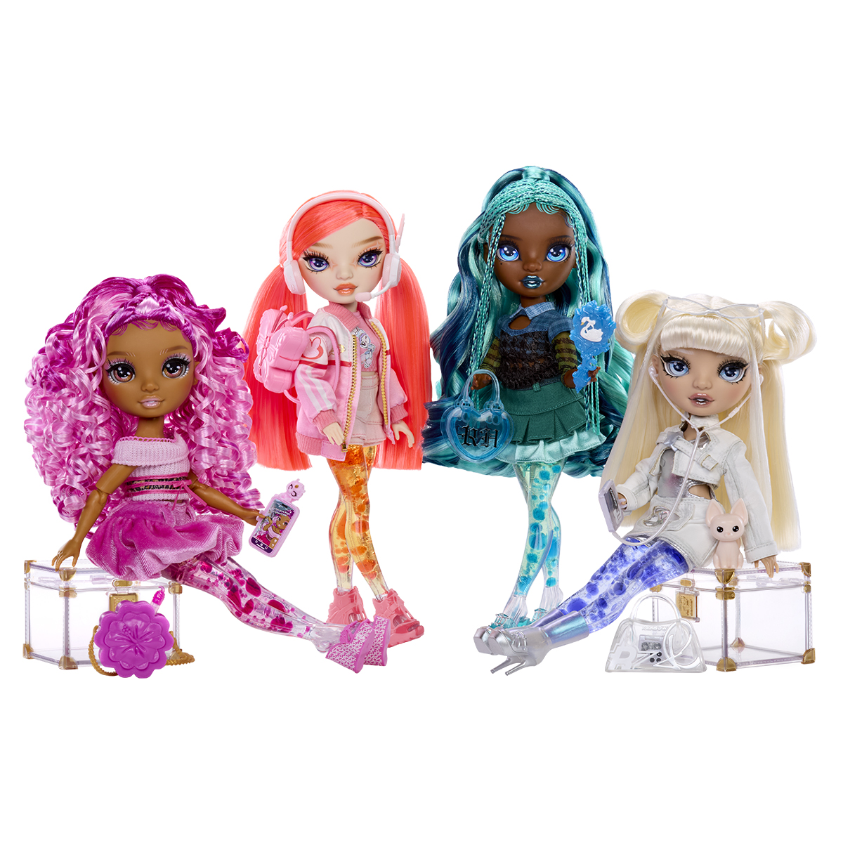 Ігровий набір лялька Rainbow High Sparkle Shine Доун з аксесуарами Рожевий — превʼю 14