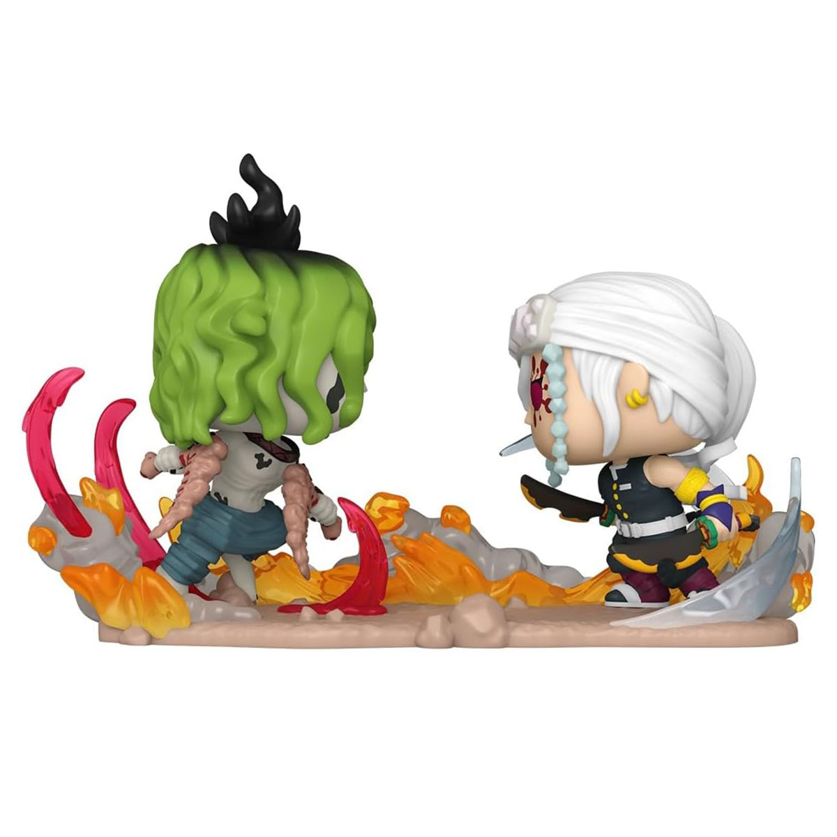 Фігурка Тенген Узуй (Tengen Uzui) та Гютаро (Gyutaro) — Funko Pop — Demon Slayer — превʼю 3
