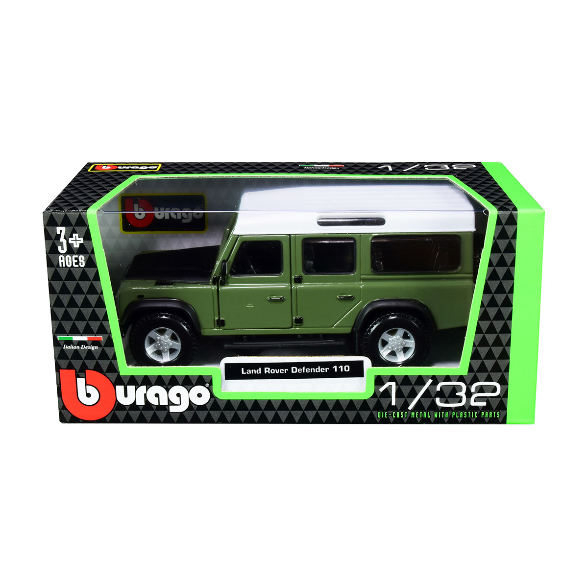 Автомодель Land Rover Defender 110 Bburago 1:32 металева — превʼю 13