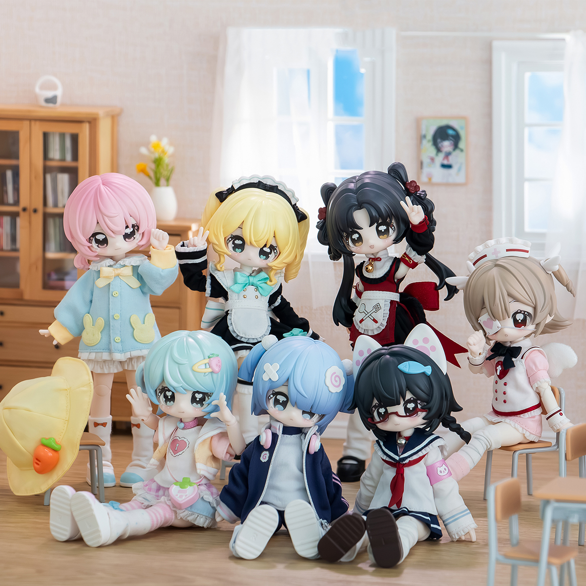 Шарнірна лялька BJD POP TOP JOTOYS Ключик щастя 17 см з аксесуарами — превʼю 20