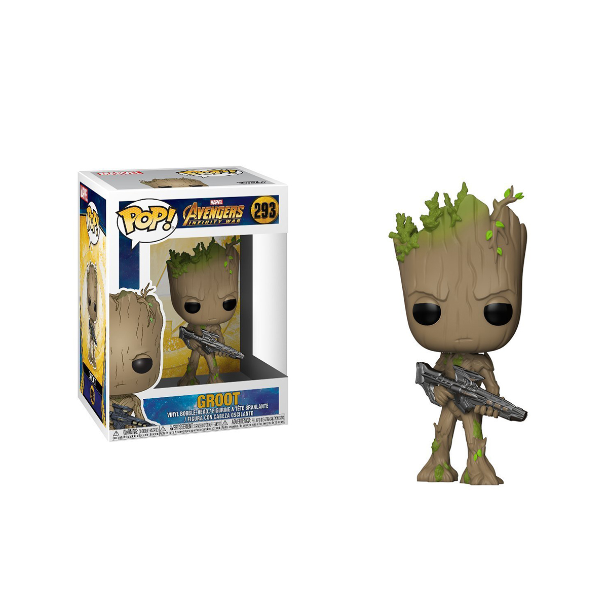 Ігрова фігурка Funko Pop Грут з бластером серія Війна нескінченності дитяча — превʼю 4