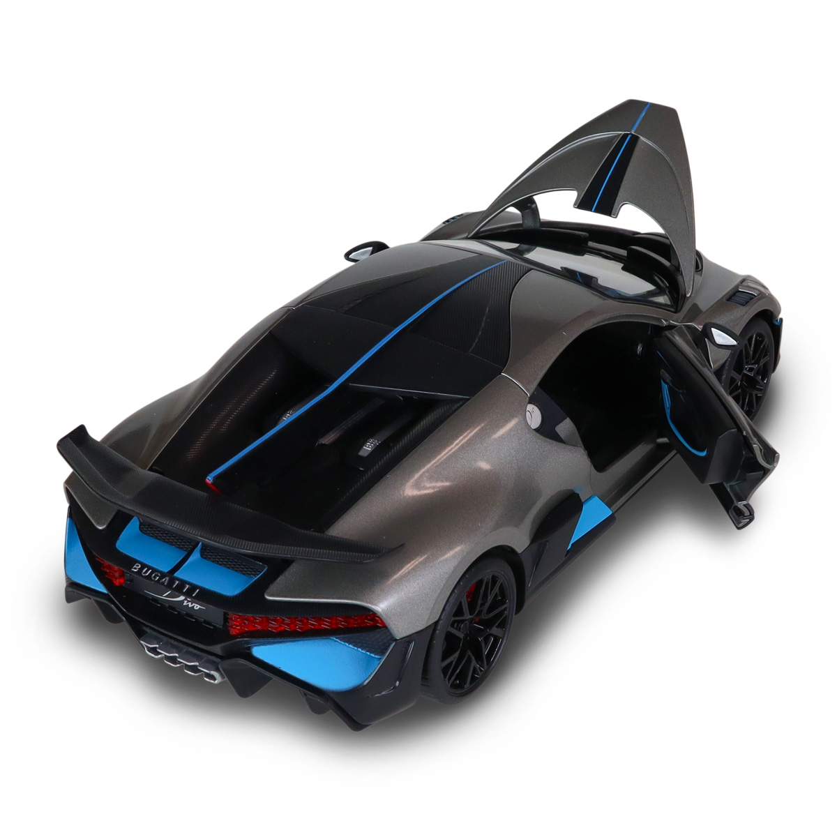 Автомодель Techno Drive Bugatti Divo металева 1:18 Сіра — превʼю 18