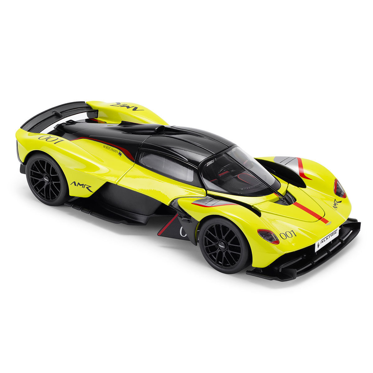 Автомодель Aston Martin Valkyrie Techno Drive 1:18 Жовта металева — превʼю 25