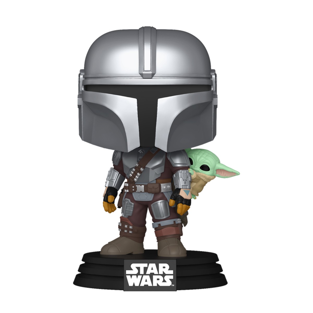 Ігрова колекційна фігурка Funko POP The Mandalorian - Mandalorian with Grogu — превʼю 4