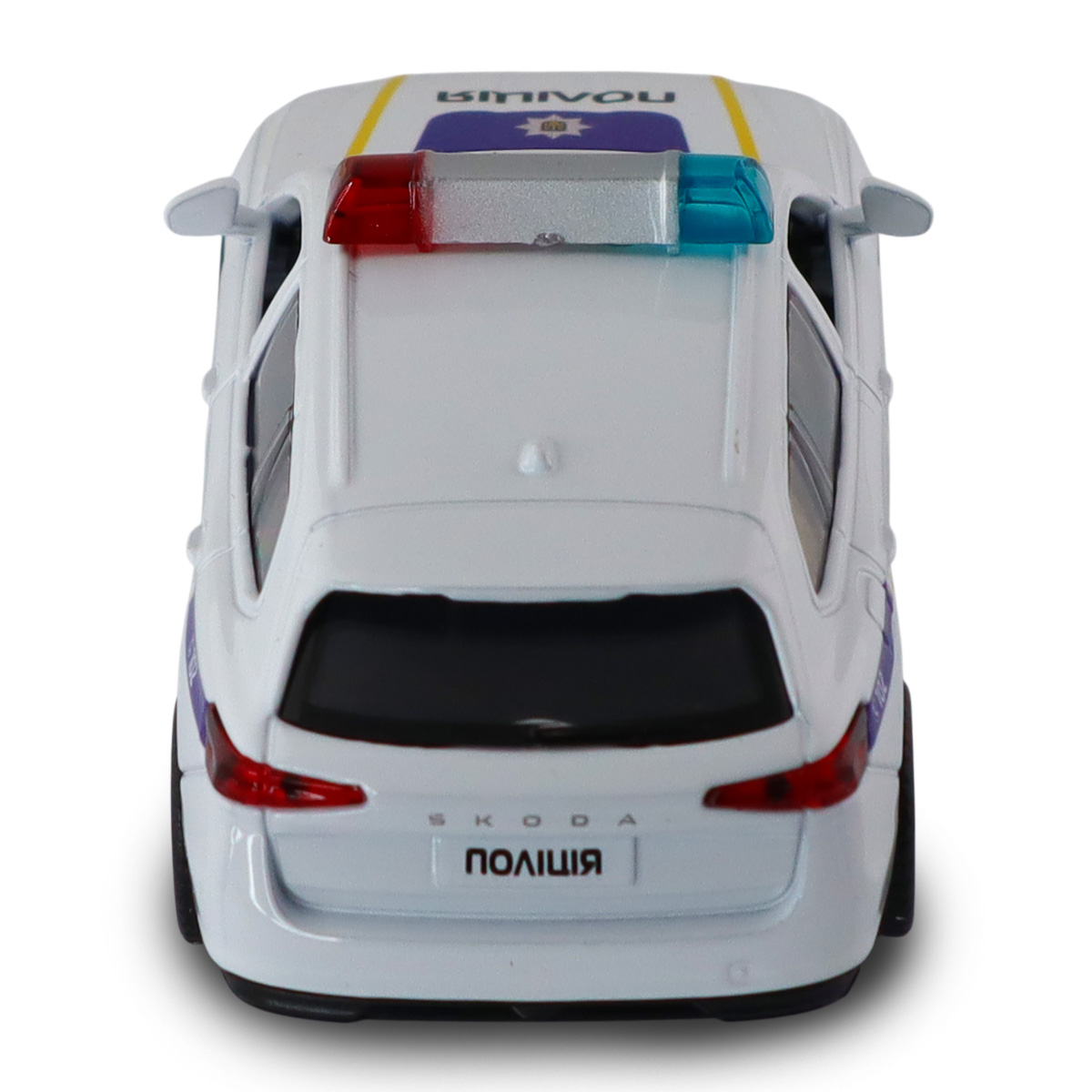 Автомодель Techno Drive Skoda Superb Combi iV Поліція 1:43 з металевим корпусом — превʼю 25