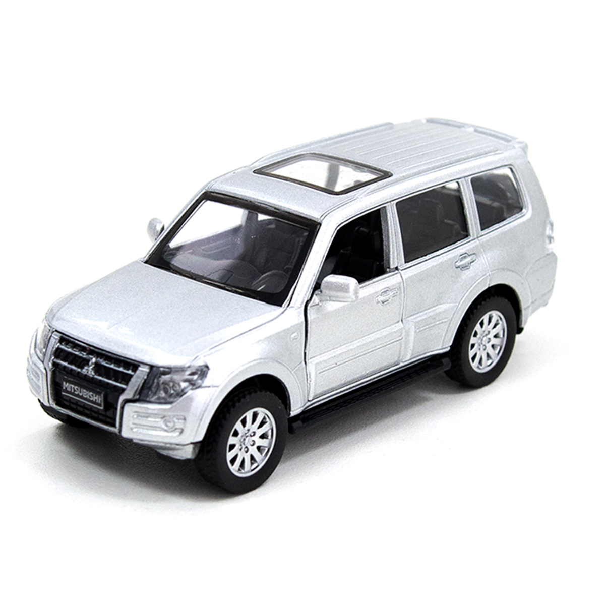 Автомодель TechnoDrive Mitsubishi Pajero 4WD Turbo срібляста металева