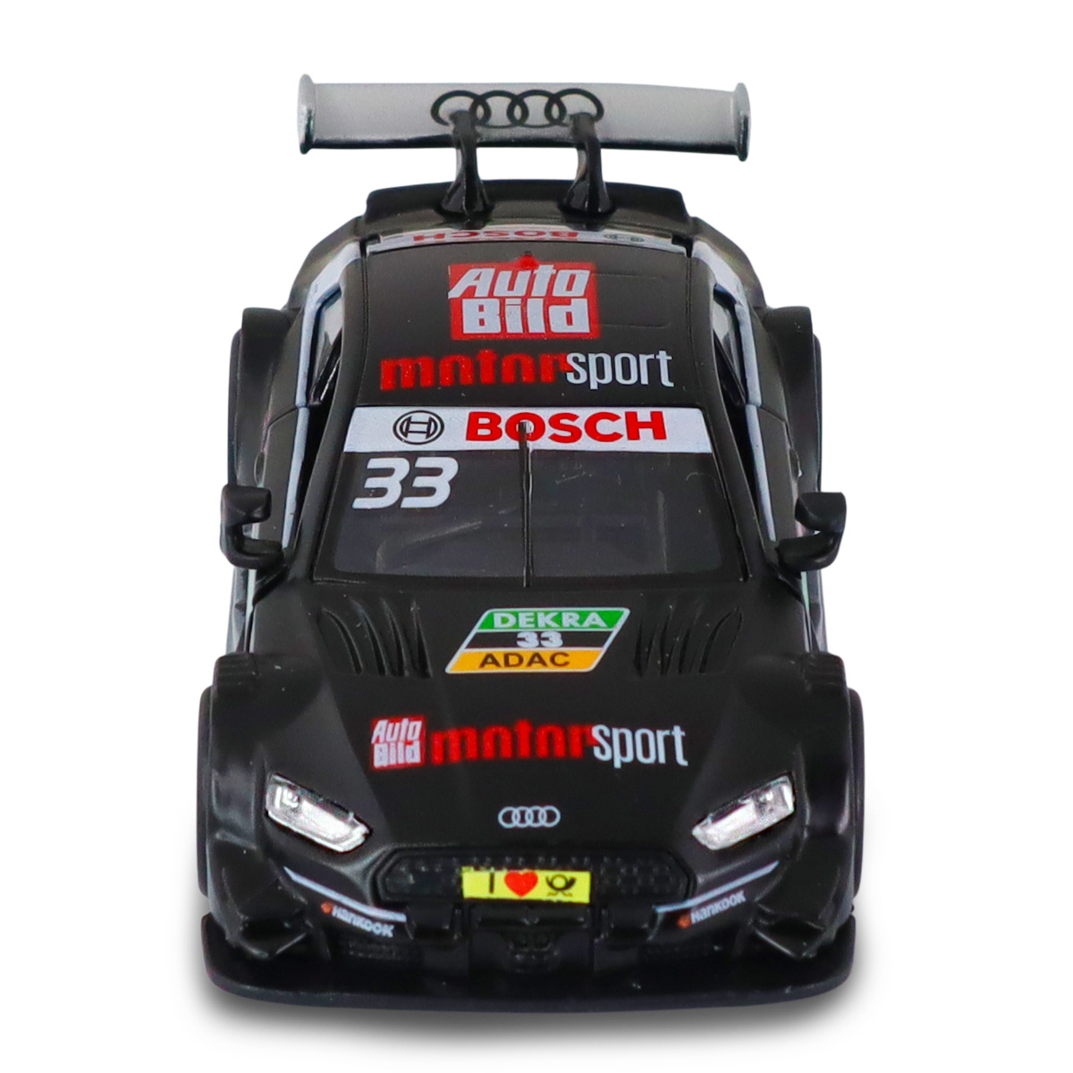 Автомодель TechnoDrive Audi RS 5 DTM 1:43 металева Чорна — превʼю 27