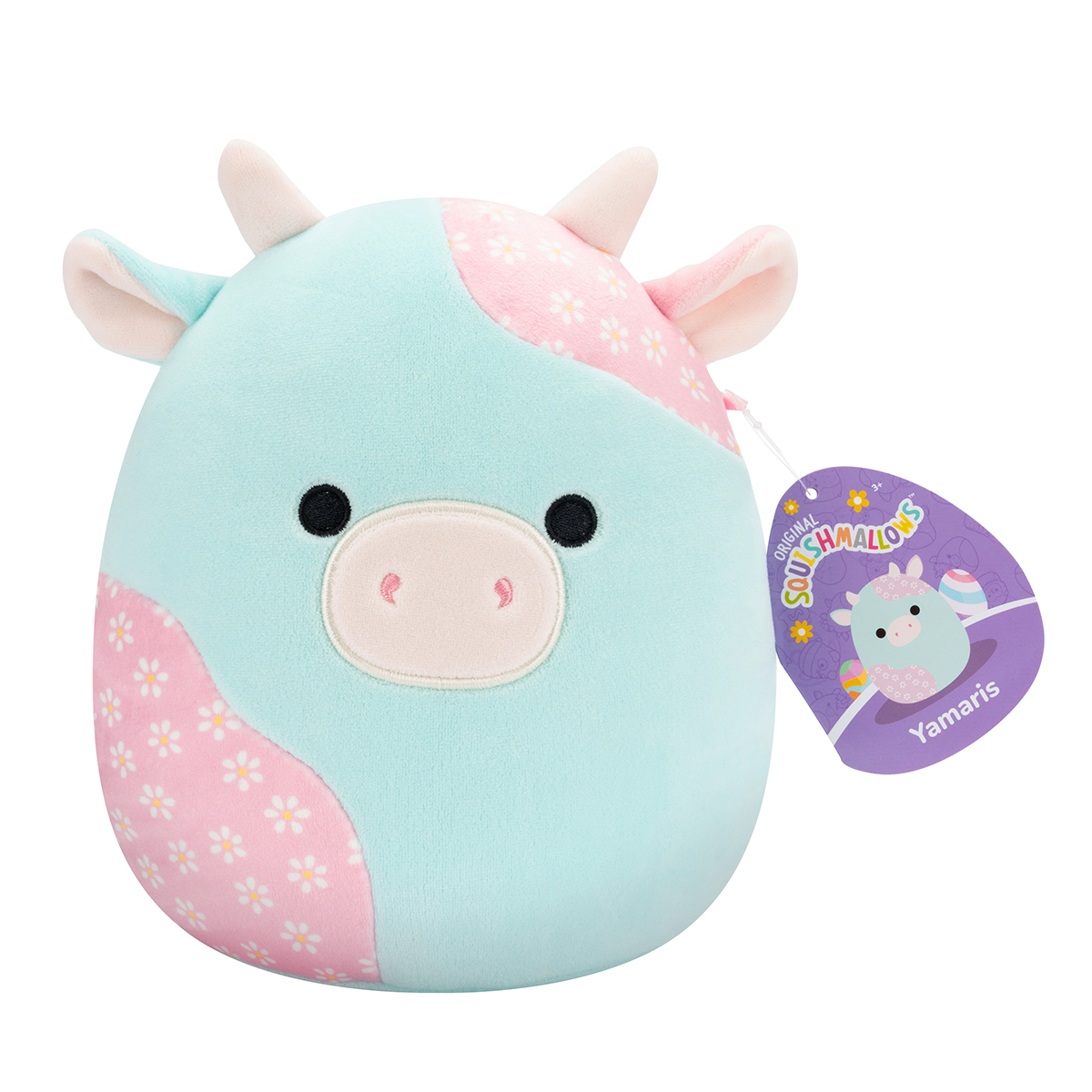М'яка іграшка Squishmallows – М'ятна пастельна корівка (Mint Cow) – 19 см — превʼю 14