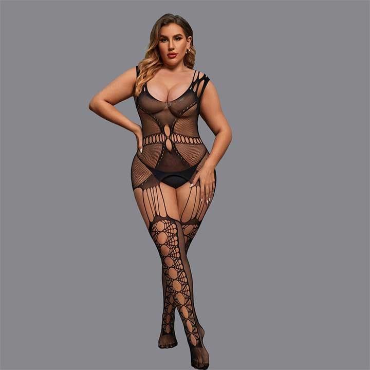 Бодістокінг з імітацією панчіх L-XXL