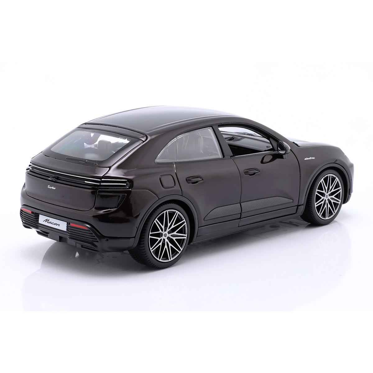 Автомодель Porsche Macan 4 Electric Bburago 1:24 Чорна — превʼю 8