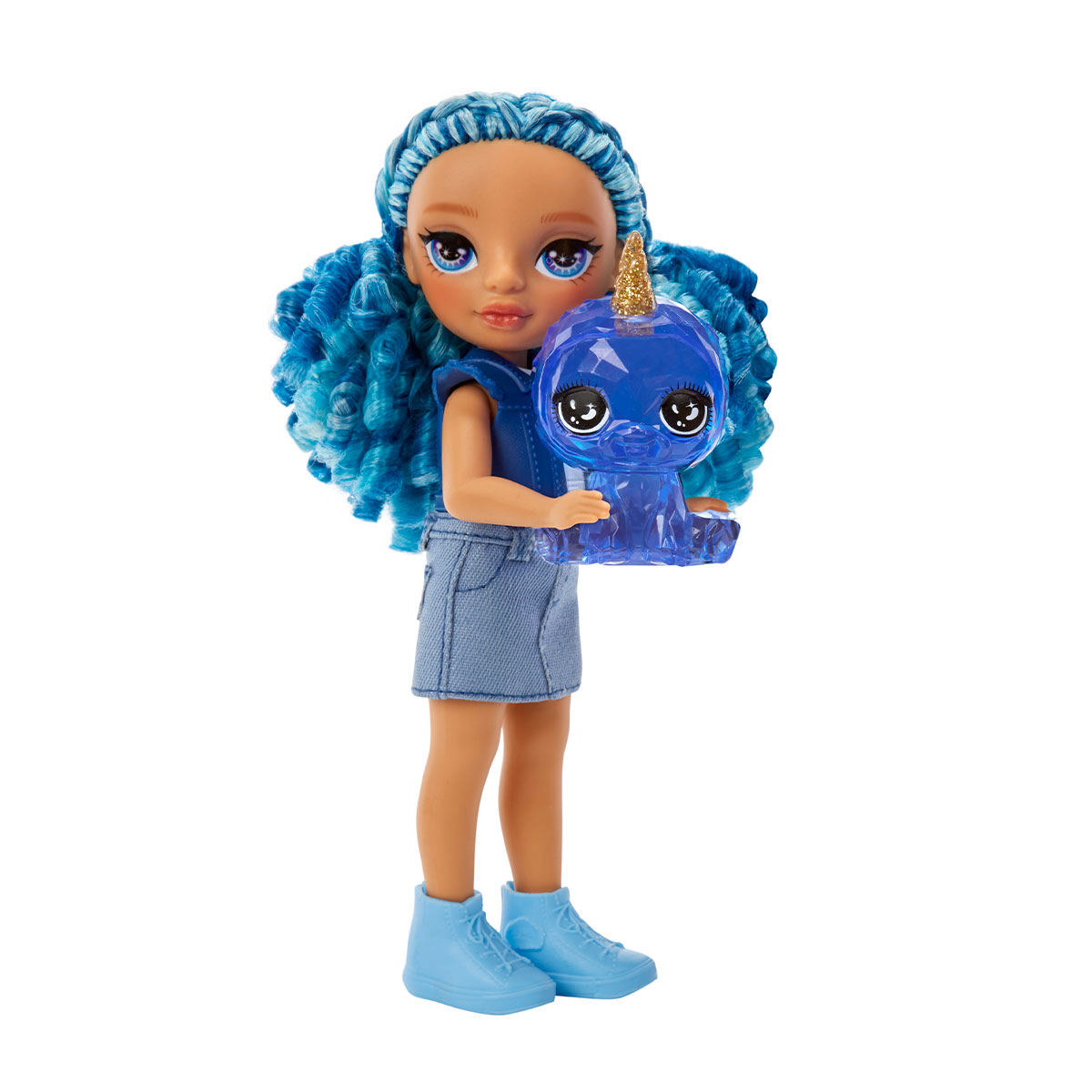Ігровий набір лялька Rainbow High Littles Сапфіра з улюбленцем 15 cm Синій — превʼю 13