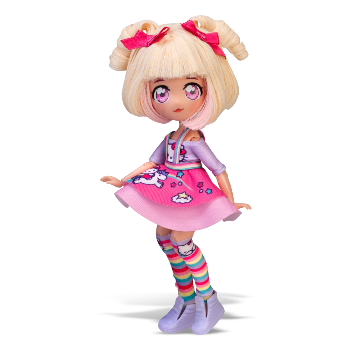 Лялька 4SF Manga Dolls Hello Kitty Цукерочка-єдиноріг 19,5 см — превʼю 16